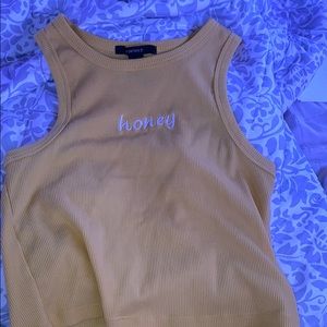 cropped tank top